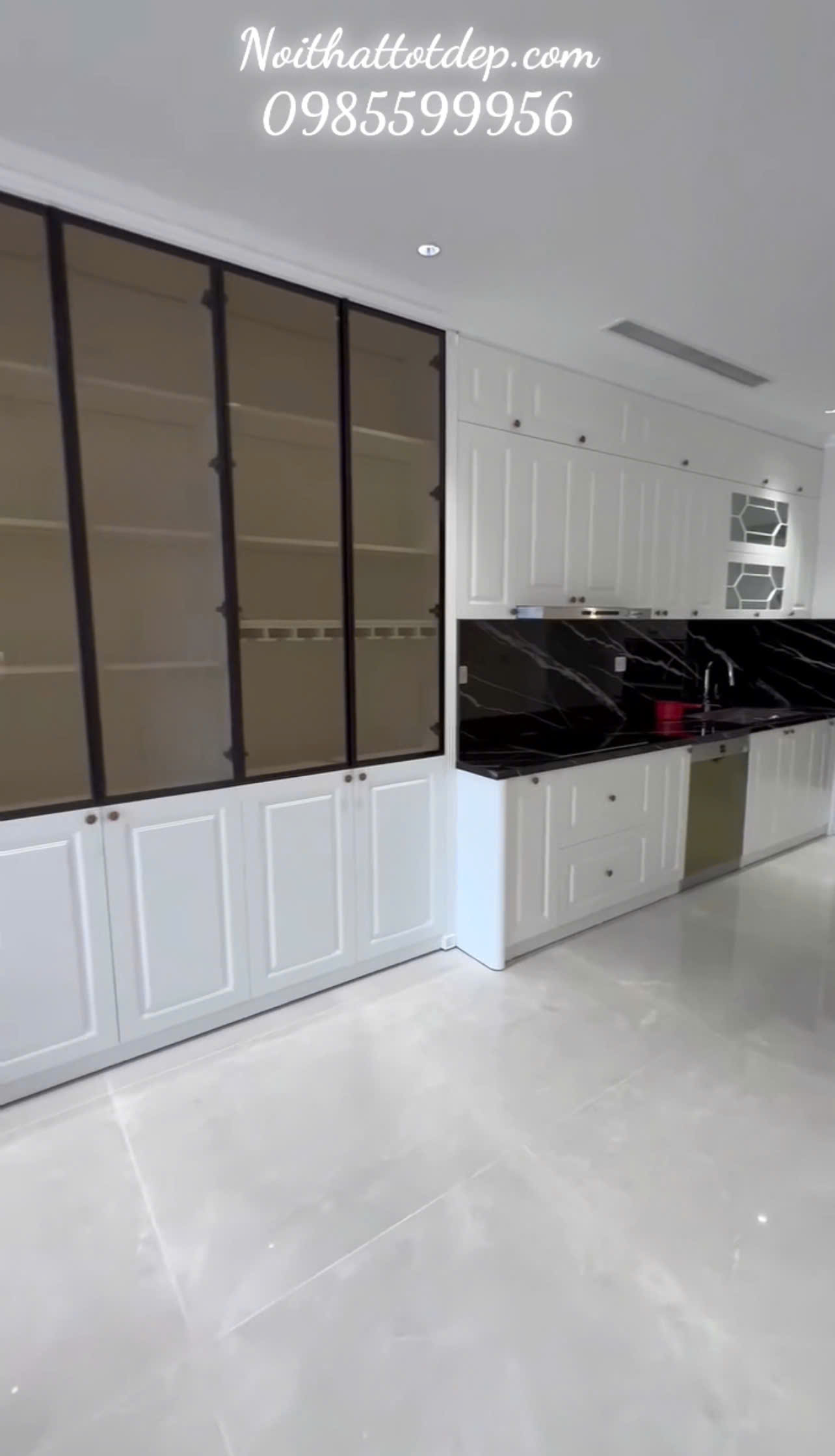 Video Thi Công Nội Thất Chung Cư Với Vật Liệu Sơn PU Trắng Hiện Đại